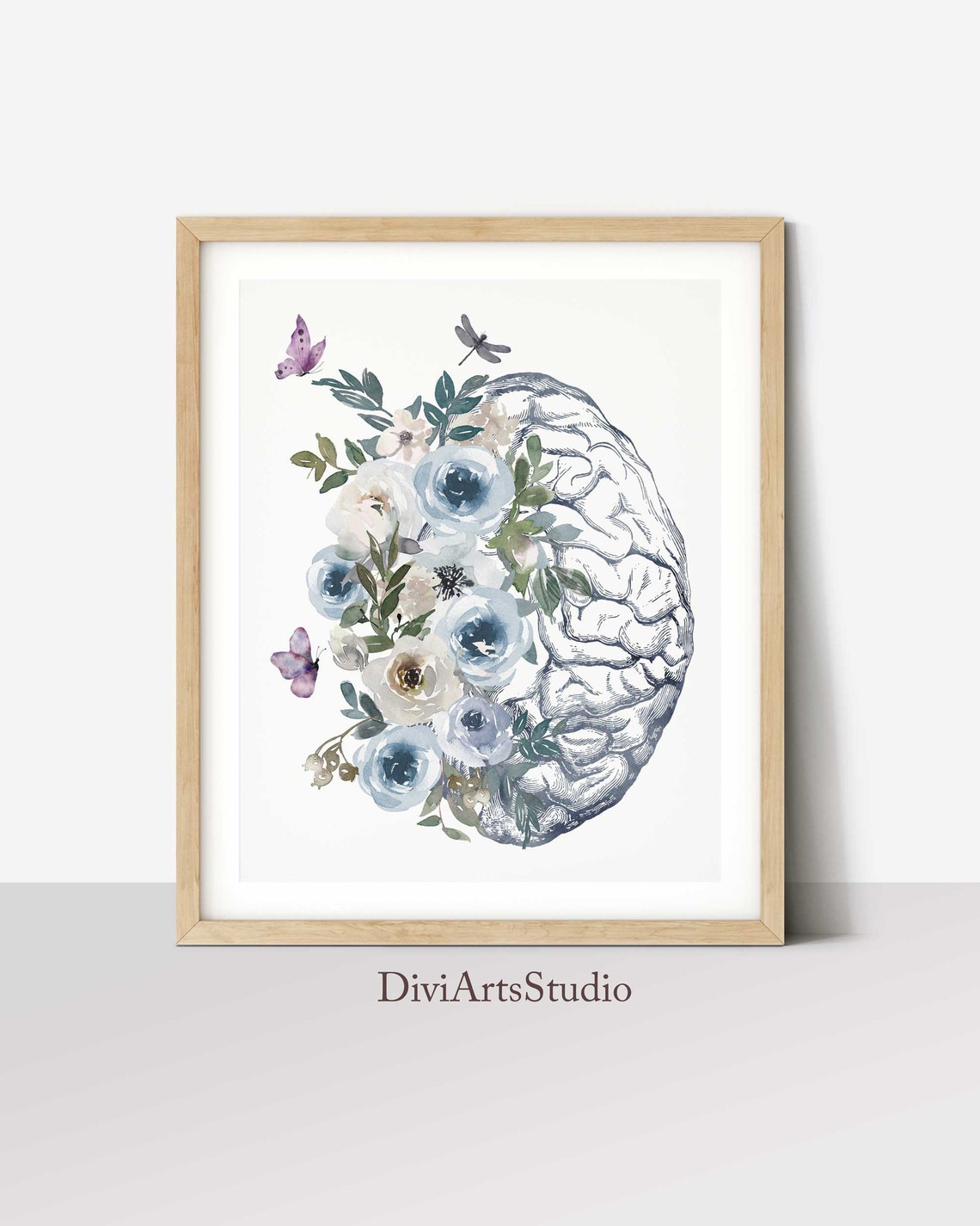 Ensemble de 2 affiches anatomiques, Affiches médicales Cerveau et Cœur Image secondaire du produit