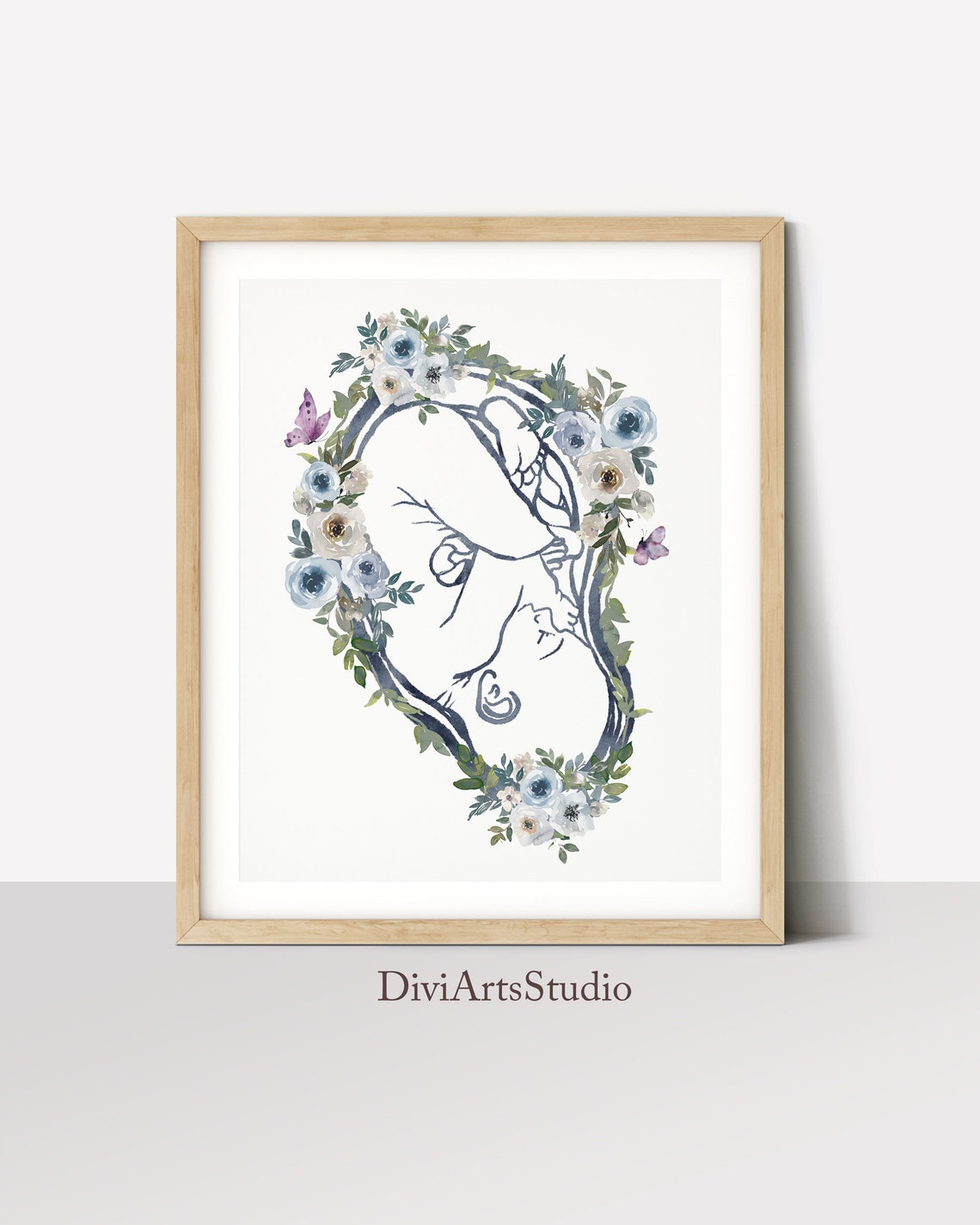 Grabados artísticos de Estudiante de Partería y Ginecología - Set de regalo obstétrico para graduación de Doula y Partera - Obra de arte de agradecimiento Imagen secundaria del producto